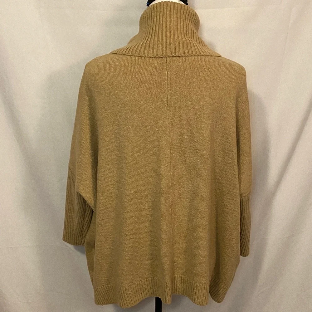 LOFT Camel Cowl Neck Sweater - Picture 5 of 8